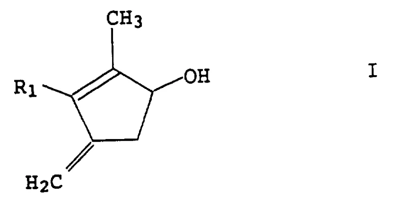 Chemical structure of the target cyclopentenol derivative Compound I