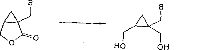 Reduction of lactone ring to form active antiviral diol compound