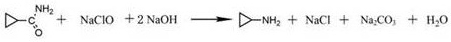 Hoffmann degradation of cyclopropanecarboxamide to cyclopropylamine