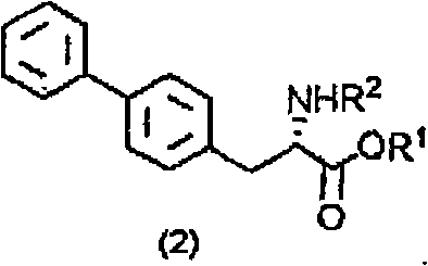 Recycling pathway showing conversion of L-salt (2') to ester (2) and racemization back to DL-ester (1)