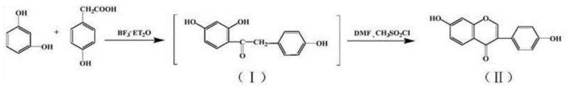 Alternative prior art route utilizing toxic methylsulfonyl chloride and aluminum promoters