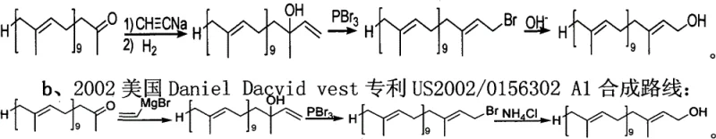 Traditional synthetic route by R. Ruegg involving acetylene addition and isomerization issues