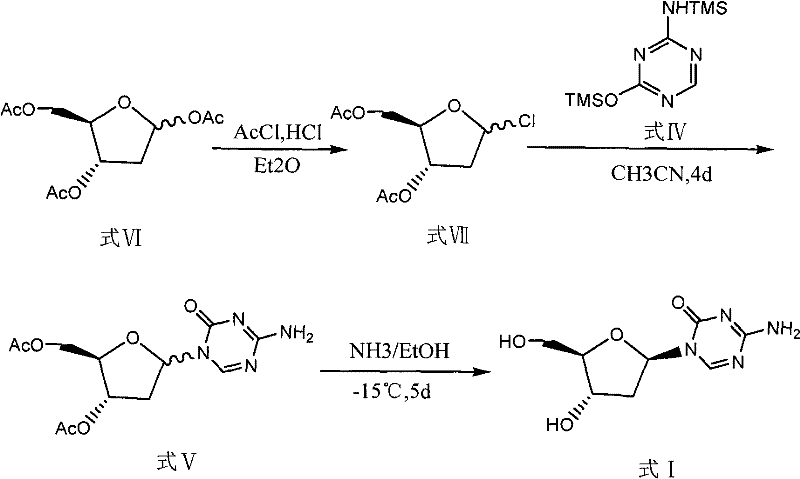 Alternative prior art route using HCl gas and extended reaction times