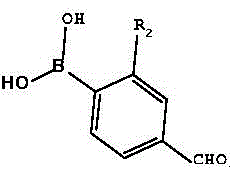 General synthesis route showing bromination, Suzuki coupling, and Knoevenagel condensation steps