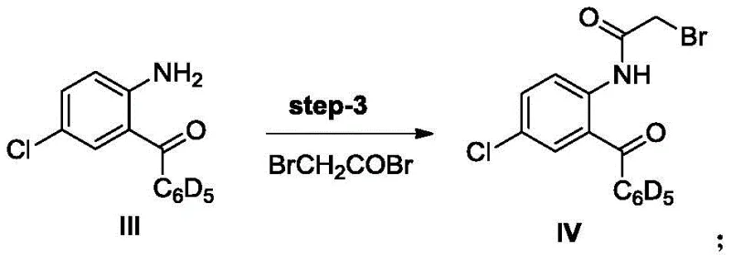 Step 3 acylation reaction forming the bromoacetamide precursor
