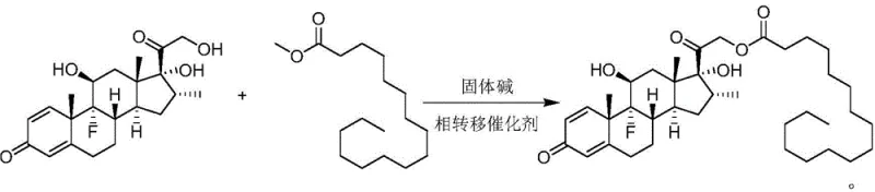 Novel green synthesis route using methyl palmitate and solid base catalyst