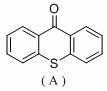 Chemical structure of 9-Thioxanthone (TXO) used as the organic photosensitizer