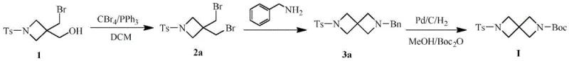 Conventional synthetic route involving bromination and palladium-catalyzed hydrogenation