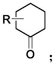 General structure of carbonyl precursors suitable for difluorination and purification