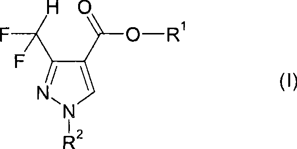 General Formula I of difluoromethyl-substituted pyrazol-4-yl carboxylates