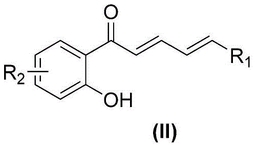 General structure of Formula II reactants used in the difluoromethylthiochromonothiophene synthesis