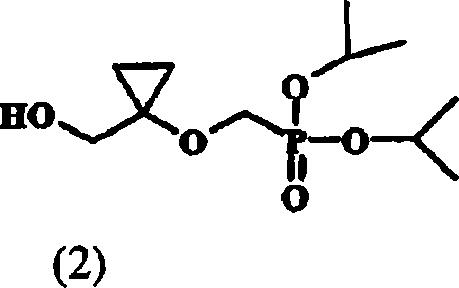 Chemical structure of Compound (2), the key phosphonate intermediate for anti-HBV drugs