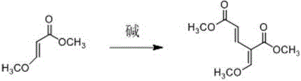 Novel base-catalyzed self-condensation reaction of methyl 3-methoxyacrylate