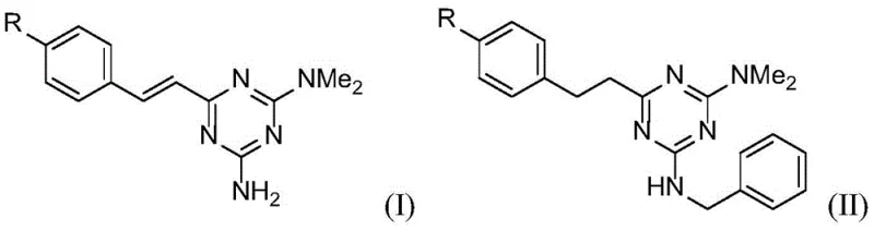 Specific examples of the reaction scope showing substituents R as H, Chlorine, and Methoxy