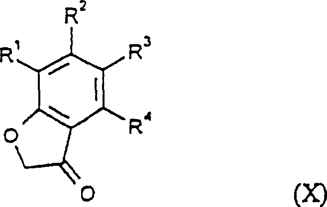 Chemical structures of key intermediates including Formulas V, VI, IX, X, XI, and XII used in various synthetic routes