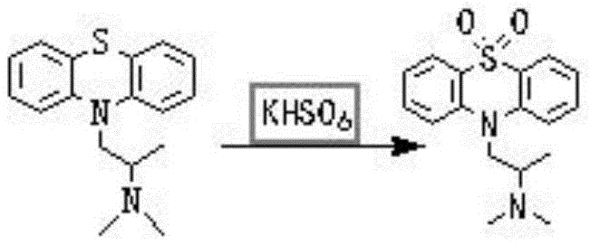 Oxidation of Promethazine to Dioxopromethazine using KHSO5