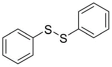 Reaction scheme for the synthesis of diphenyl disulfide from iodobenzene and dichlorodisulfide