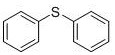 Reaction scheme showing the synthesis of diphenyl sulfide from iodobenzene and elemental sulfur using Ni2Cu1Ox catalyst