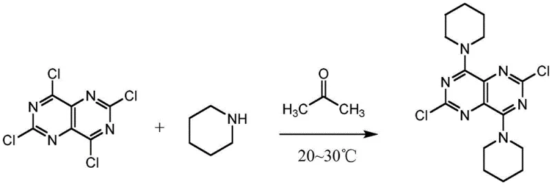 Traditional synthesis route showing poor selectivity and byproduct formation