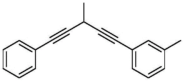 Structure of complex asymmetric diyne 3-methyl-1-(3-methylphenyl)-5-phenyl-1,4-pentadiyne