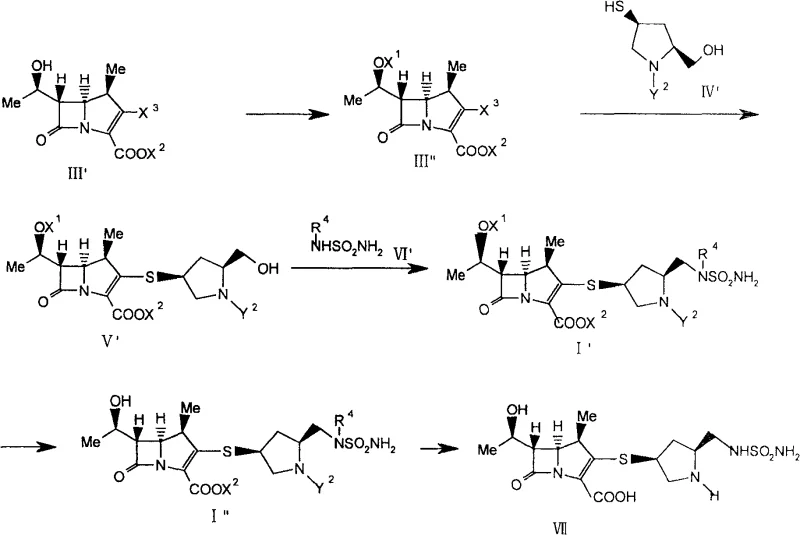Novel synthetic route utilizing Mitsunobu reaction for direct side chain functionalization