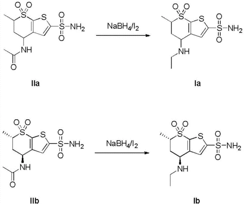 Novel reduction reaction scheme using NaBH4 and I2