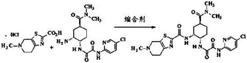 Conventional synthesis route using EDC and HOBt condensing agents