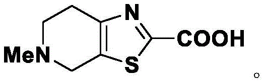 Chemical structure of the key Edoxaban intermediate 4,5,6,7-tetrahydro-5-methyl-thiazolo[5,4-c]pyridine-2-carboxylic acid