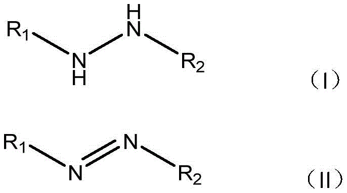 General reaction scheme showing catalyst-free aerobic oxidation of hydrazo compounds to azo compounds