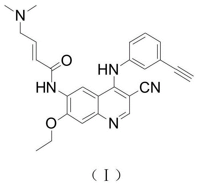 Chemical structure of the target EGFR inhibitor Compound I