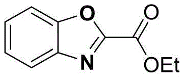 Structure of Ethyl 2-benzoxazole carboxylate (Ia) synthesized via electrochemical method