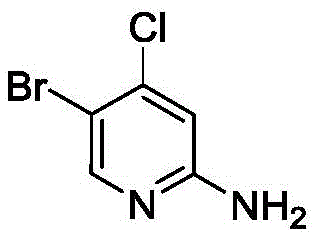 Specific reaction scheme for the synthesis of 5-bromo-4-chloropyridin-2-amine via electrolysis