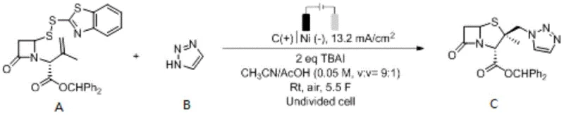 Flow cell apparatus setup for 30g scale preparation demonstrating scalability