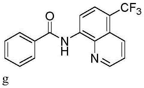 Specific example of quinoline derivative synthesis showing high yield and structural complexity