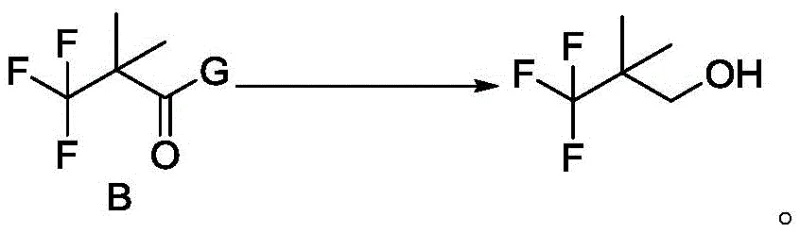 Step 3: Reduction of Intermediate B to 3,3,3-trifluoro-2,2-dimethylpropane-1-ol