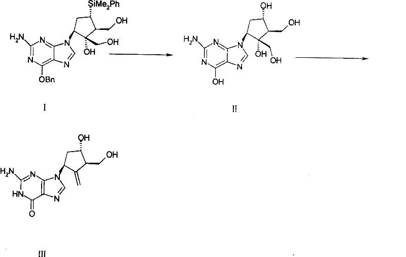 Novel synthesis Scheme 2 showing improved yield and purity