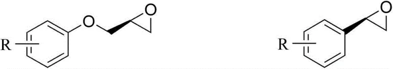 General reaction scheme showing the hydrolysis of racemic epoxides to chiral diols and unreacted epoxides