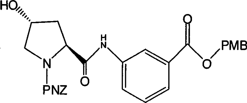 Structure of the key amide intermediate Formula IV in Ertapenem synthesis