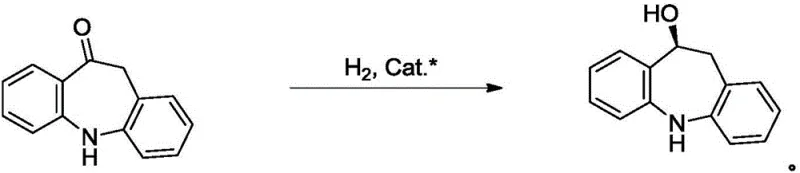 Core reaction scheme of asymmetric hydrogenation using H2 gas