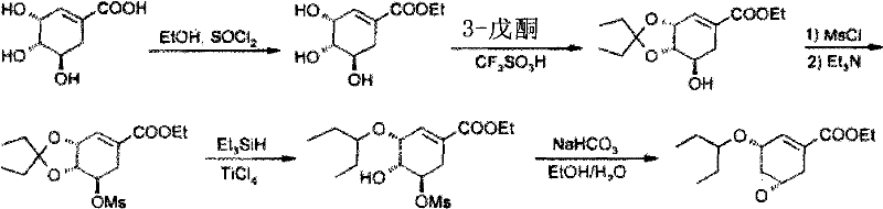 Conventional synthetic route showing the formation of benzene ring impurity via bicarbonate base