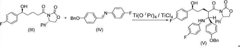 Novel synthesis of Formula V intermediate via direct Mannich reaction without silyl protection