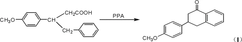 Conventional synthesis route using Polyphosphoric Acid (PPA) for cyclization