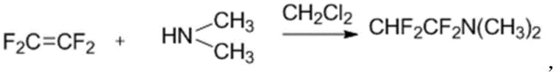 Synthesis of the novel fluorinating reagent from tetrafluoroethylene and dimethylamine