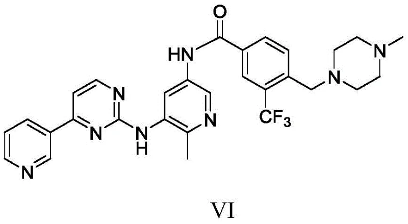 Chemical structure of Flumatinib showing the core pyridine-benzamide scaffold