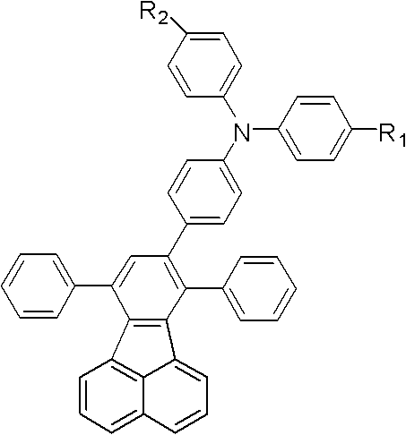 Step 3 thermal cyclization reaction scheme forming the final fluoranthene derivative