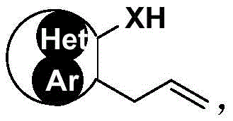 General reaction scheme for the synthesis of fluoroalkyl-substituted benzofuran and indole derivatives via photocatalysis