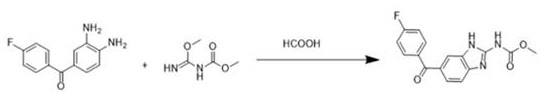 Novel one-step synthesis route utilizing excess formic acid for direct cyclization