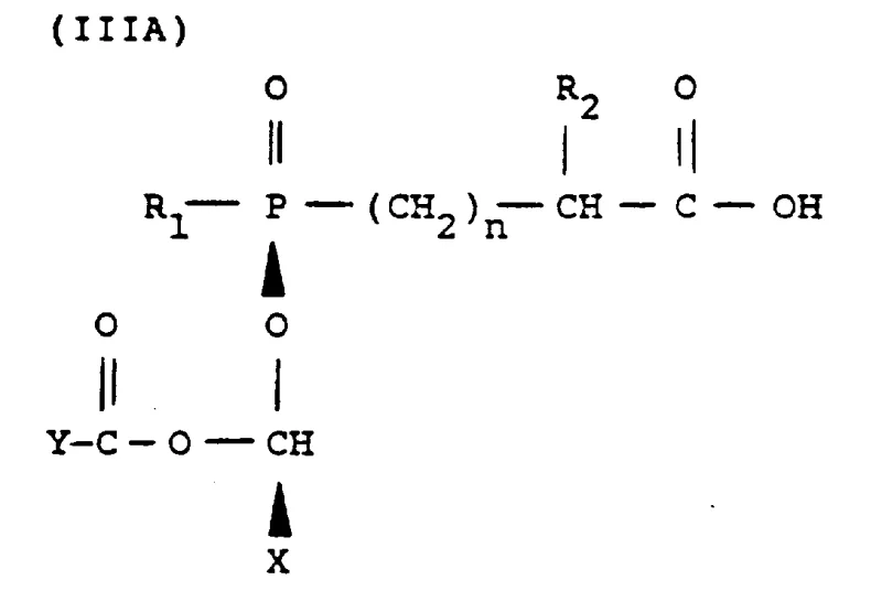 Structure of the desired diastereomeric pair IIIA/B showing improved selectivity