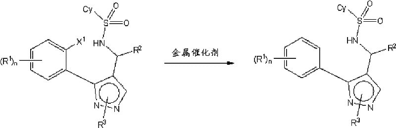 Comparison of side reaction pathways showing reduced debromination with the new method