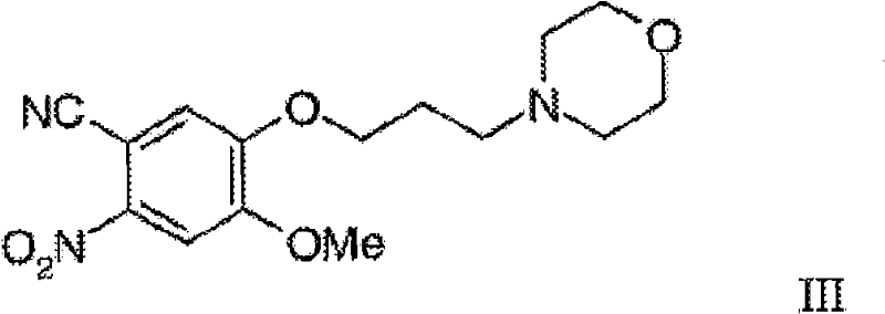 Synthetic route for preparing Formula III via alkylation and nitration
